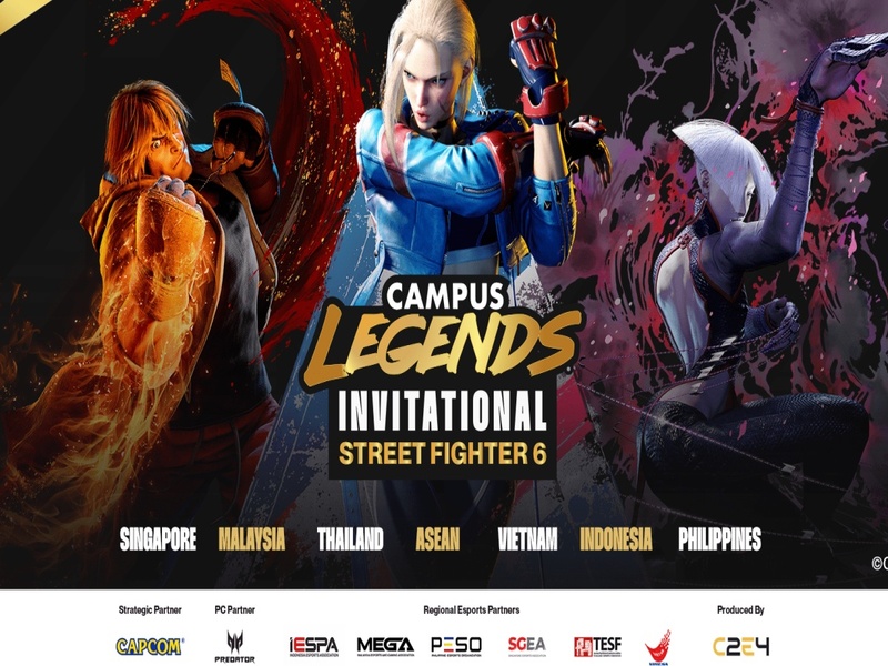 CAPCOM dan C2E4 Gelar Campus Legends Street Fighter 6 SEA