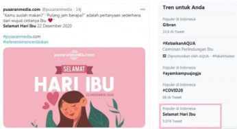 Ucapan & Doa Cinta: Selamat Hari Ibu Trending di Twitter